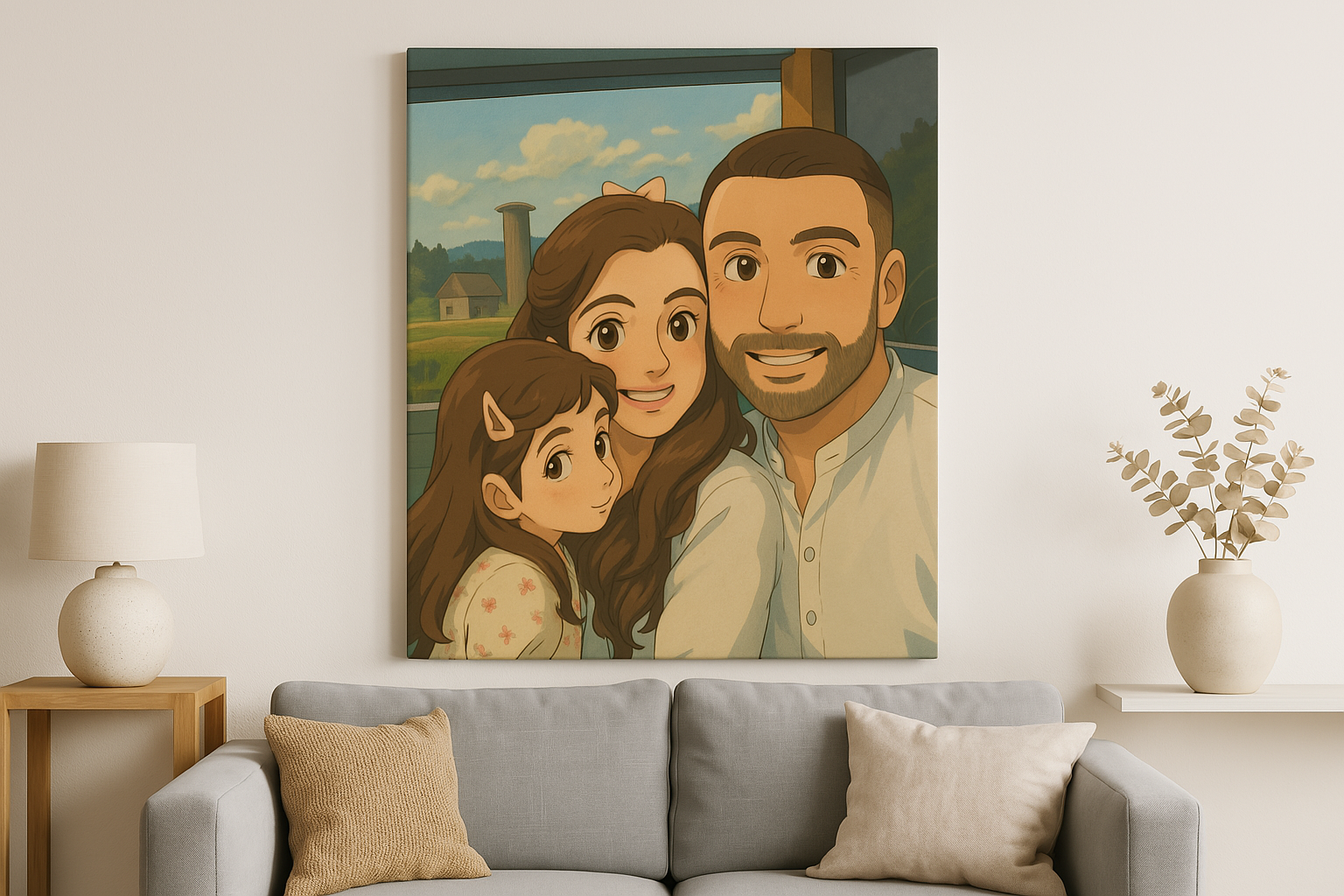 Wandbild im Comic Style