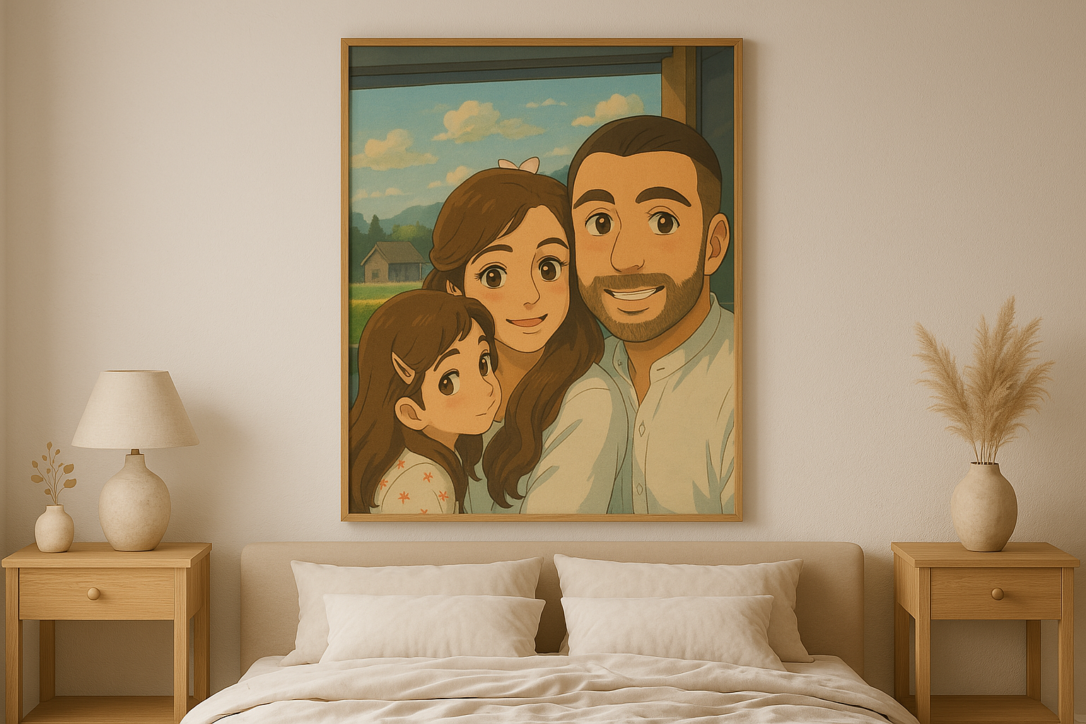 Wandbild im Comic Style