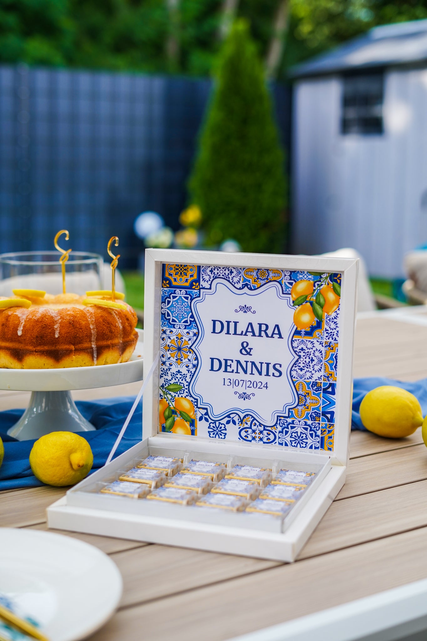 Schokoladenbox Positano Stil