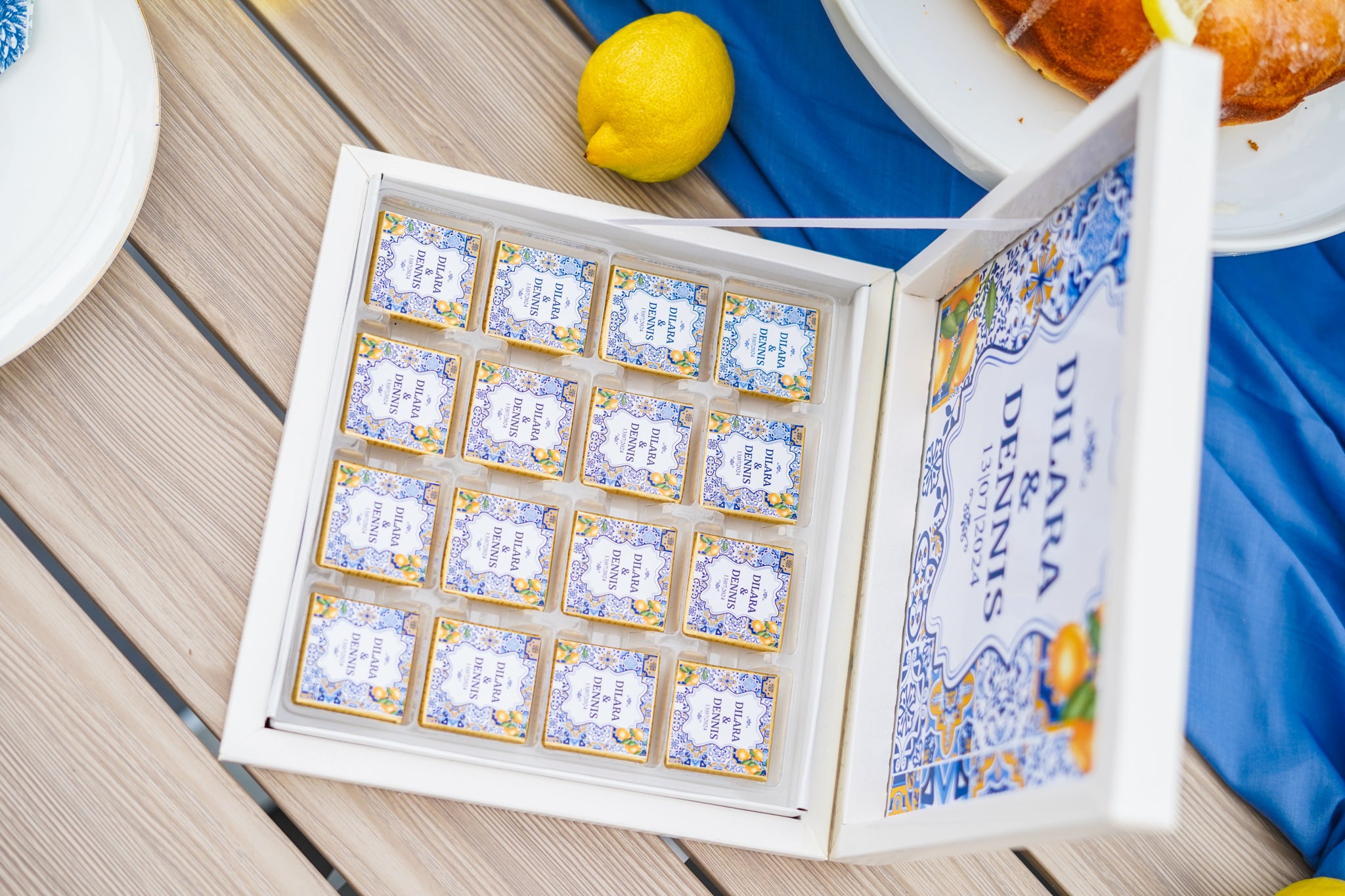 Schokoladenbox Positano Stil