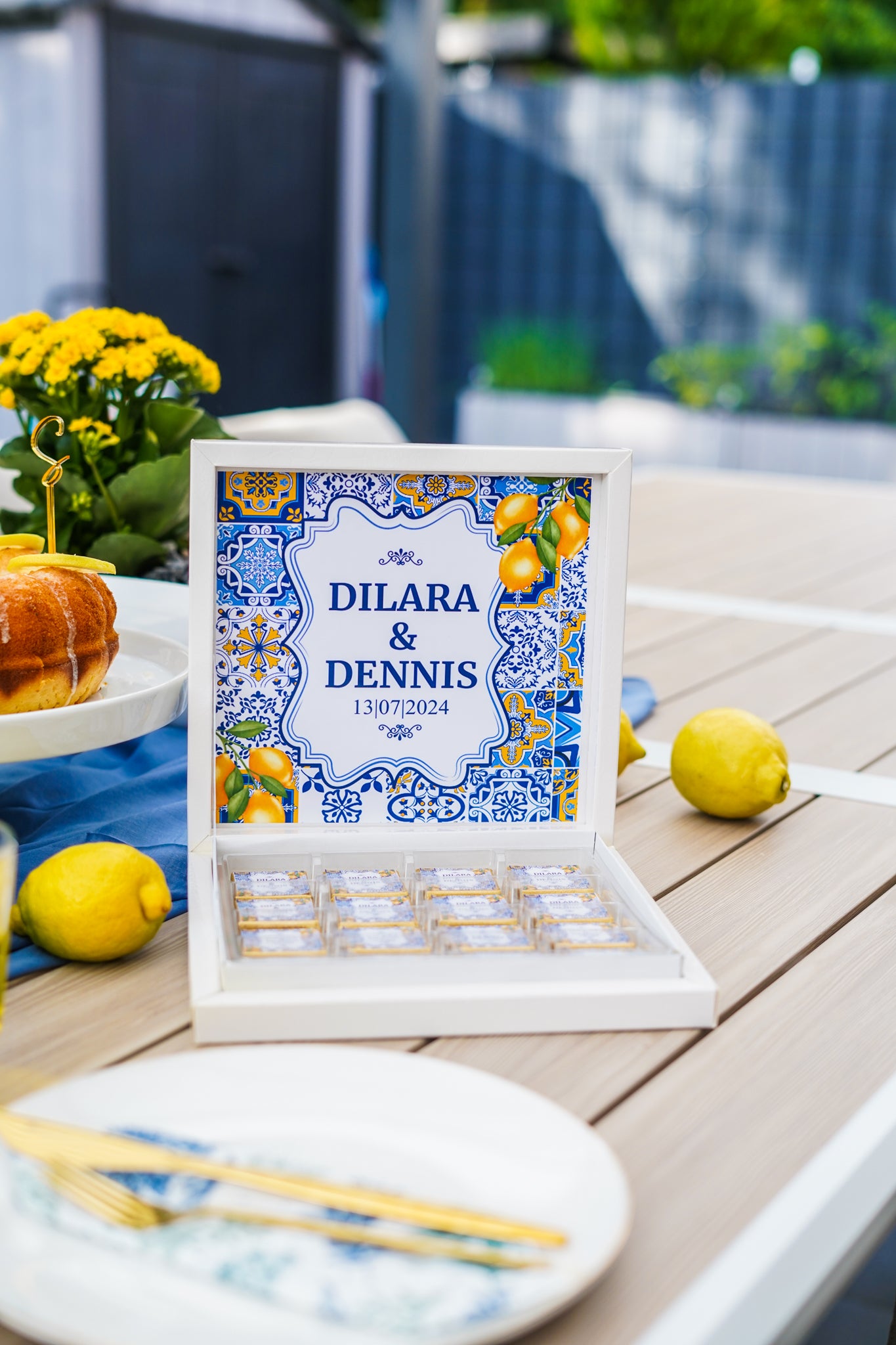 Schokoladenbox Positano Stil