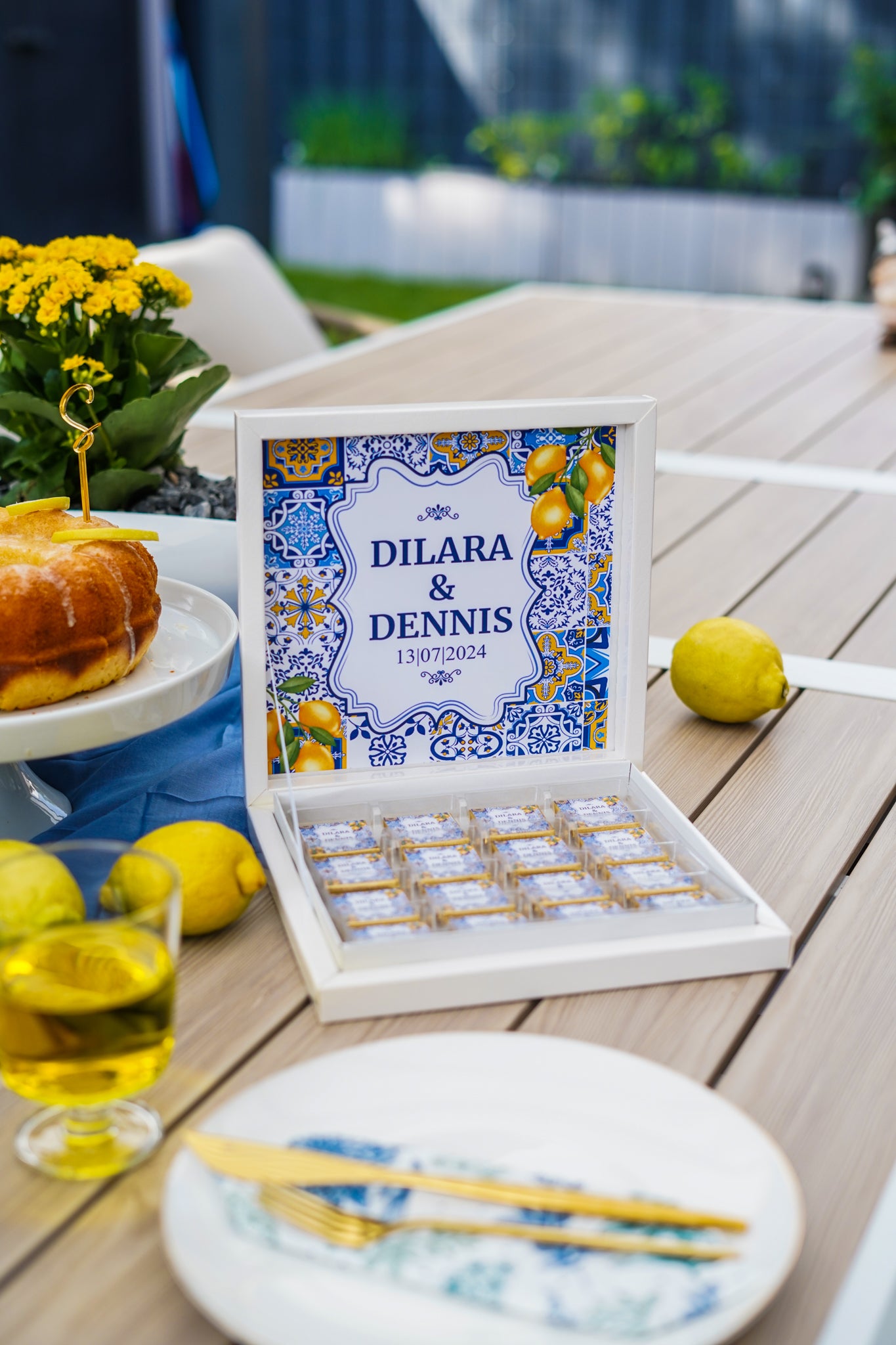 Schokoladenbox Positano Stil