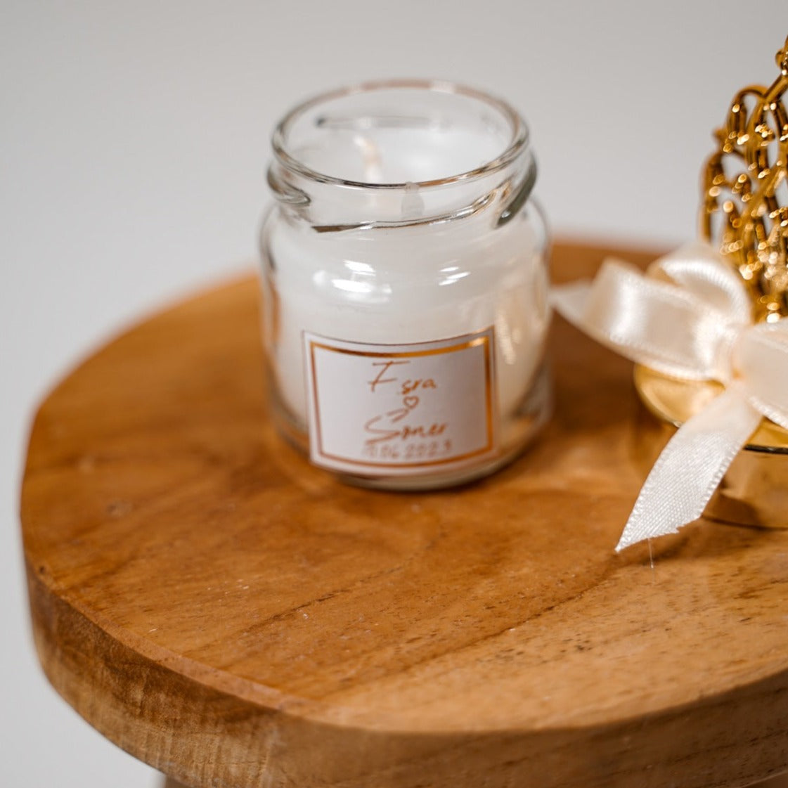 Kerzen Glas als Gastgeschenk