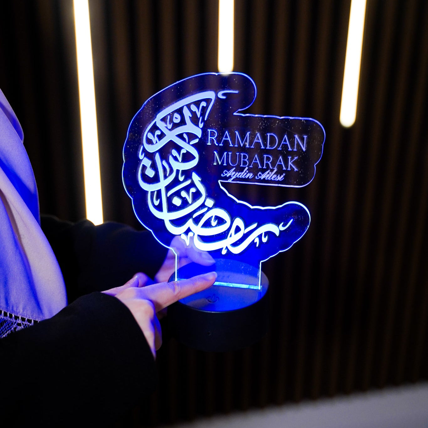 Ramadan Mubarak LED Leuchte