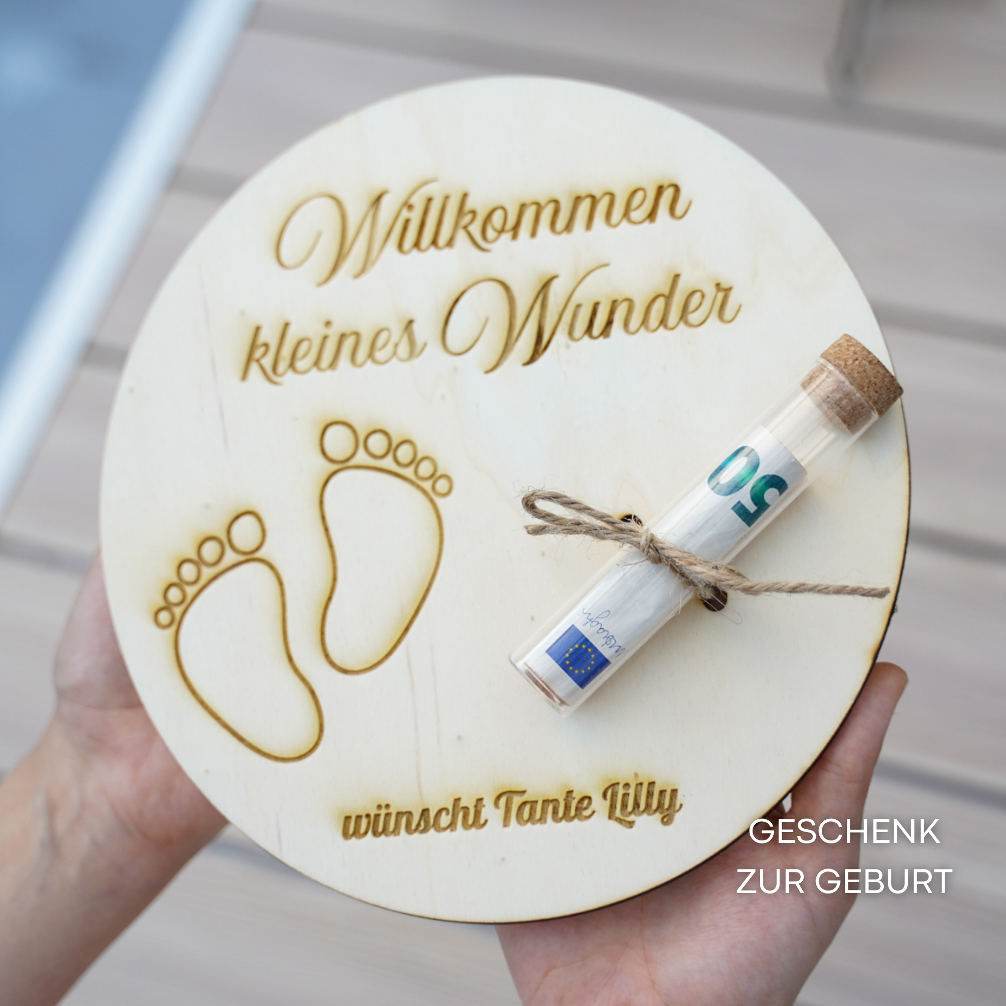 Geldgeschenk als Geburtsgeschenk