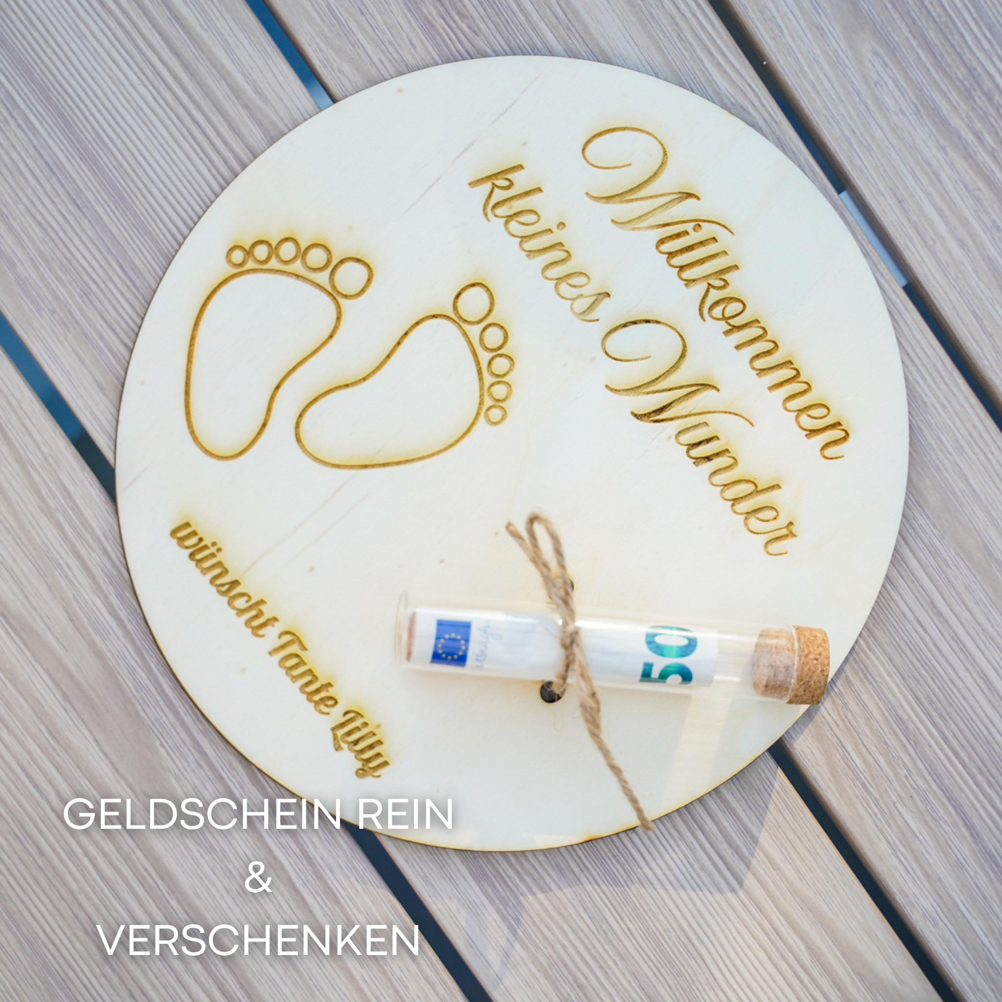 Geldgeschenk als Geburtsgeschenk