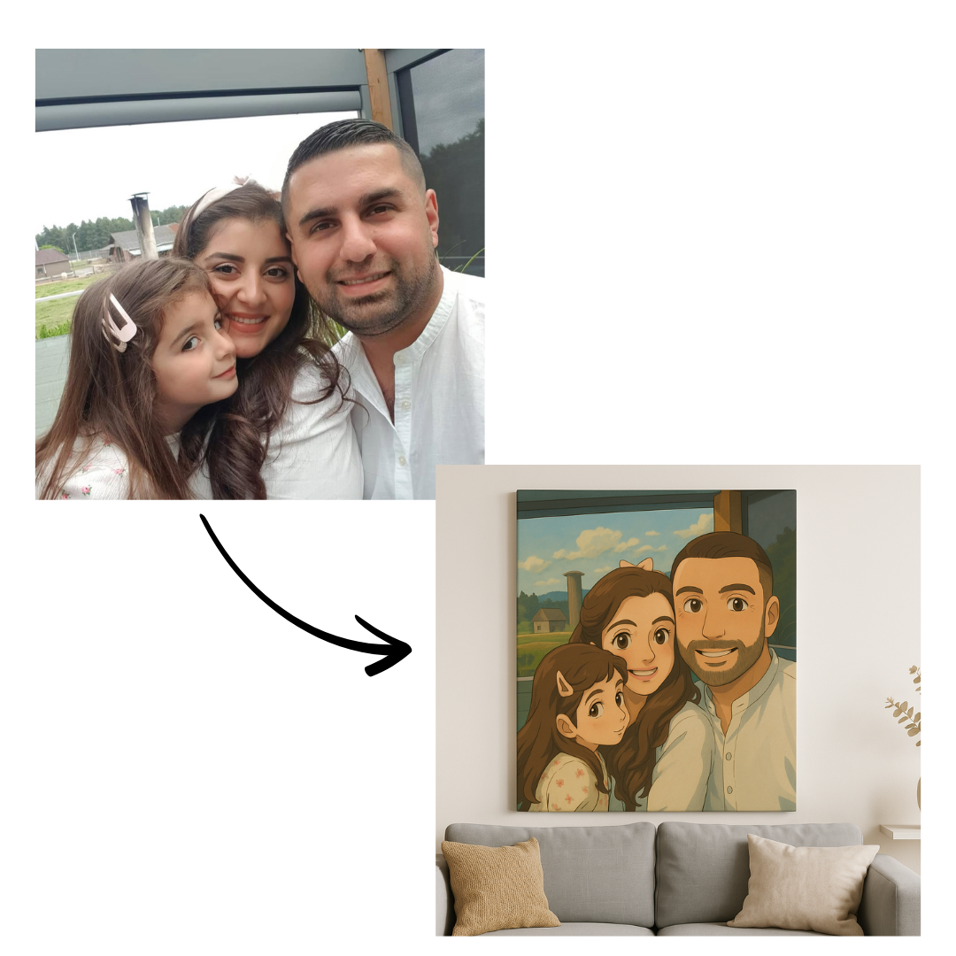 Wandbild im Comic Style