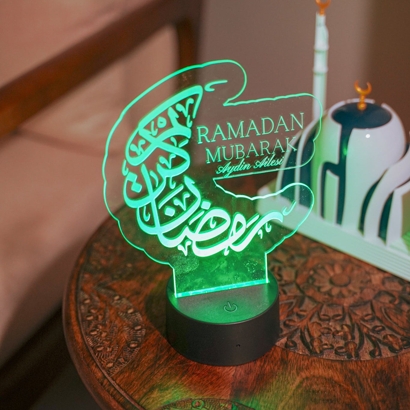Ramadan Mubarak LED Leuchte