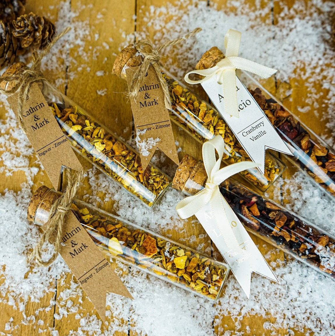 Kräutertee als Gastgeschenk