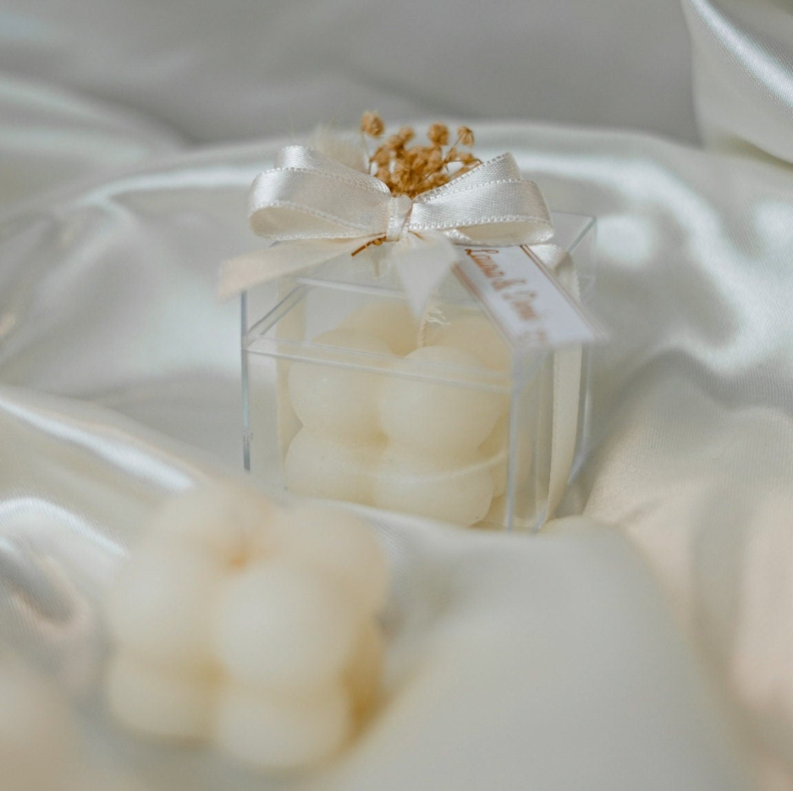 Bougies à bulles en cadeau pour les invités