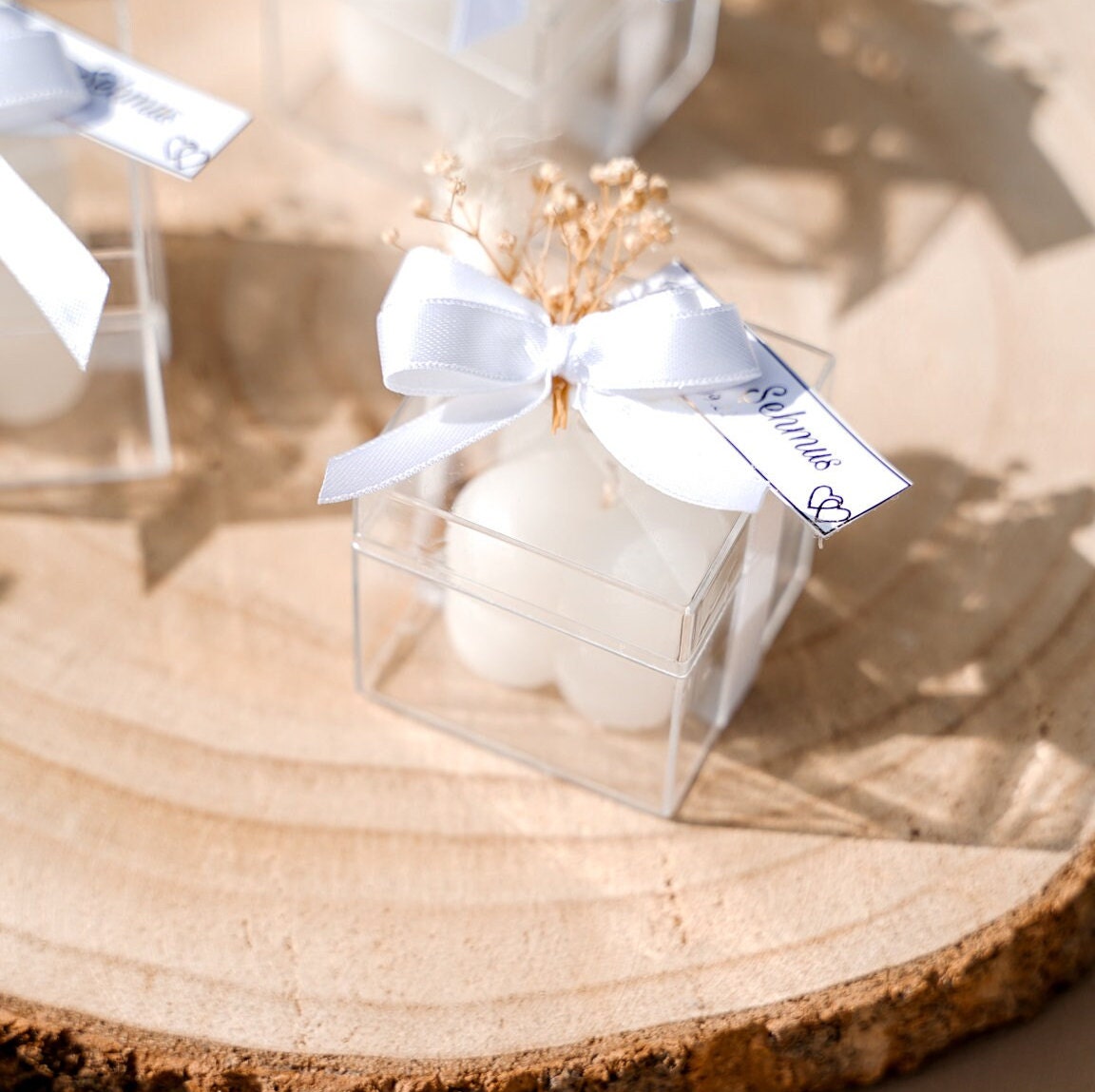 Bougies à bulles en cadeau pour les invités