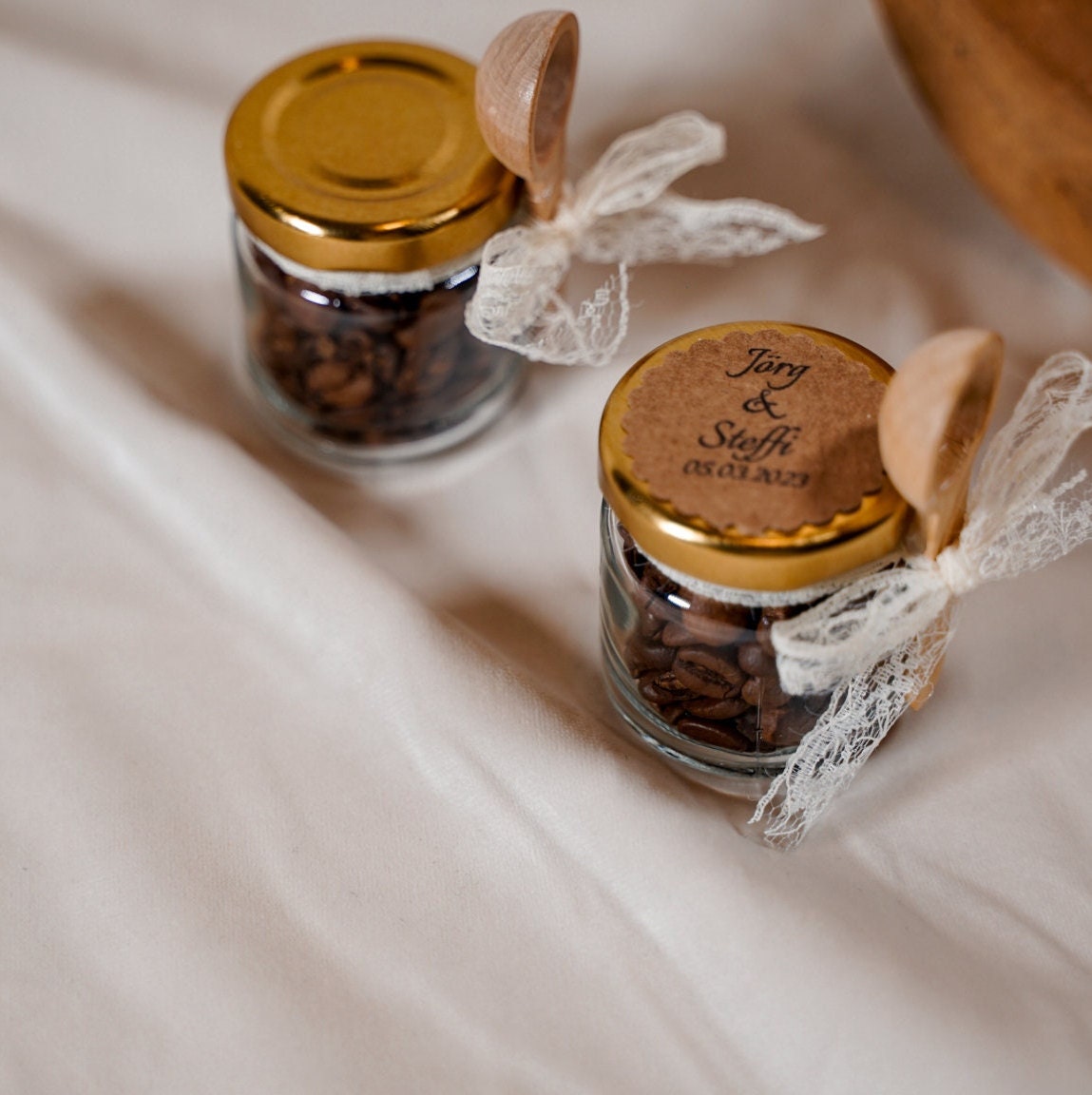 Kaffeebohnen als Gastgeschenk