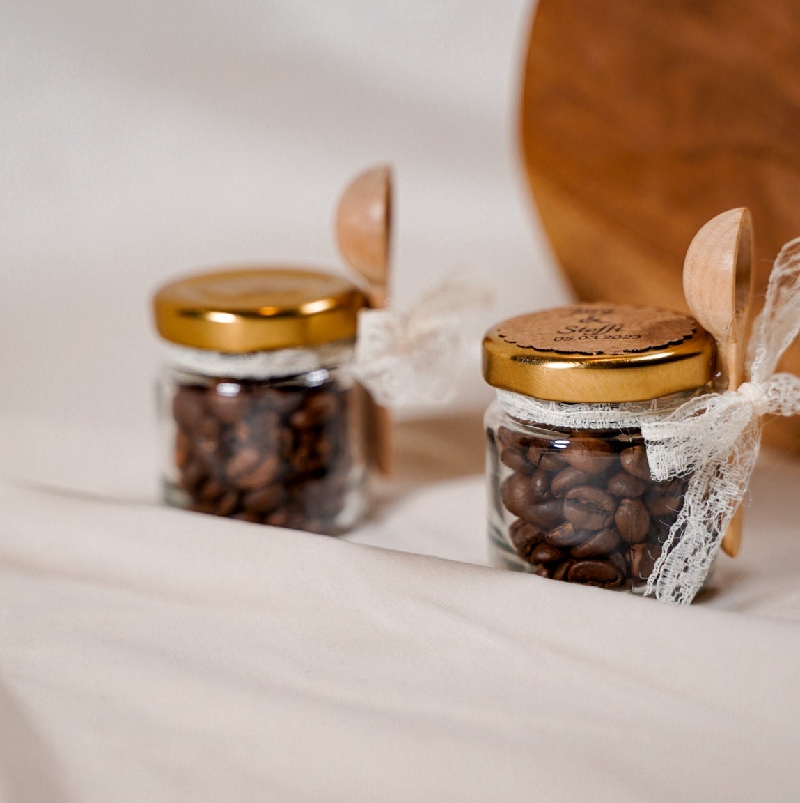 Kaffeebohnen als Gastgeschenk