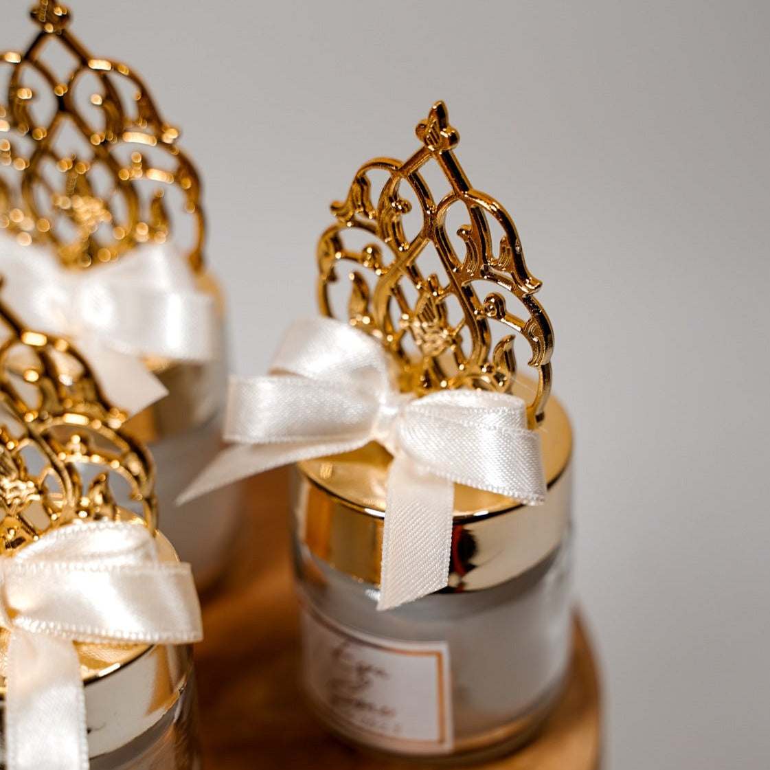 Kerzen Glas als Gastgeschenk