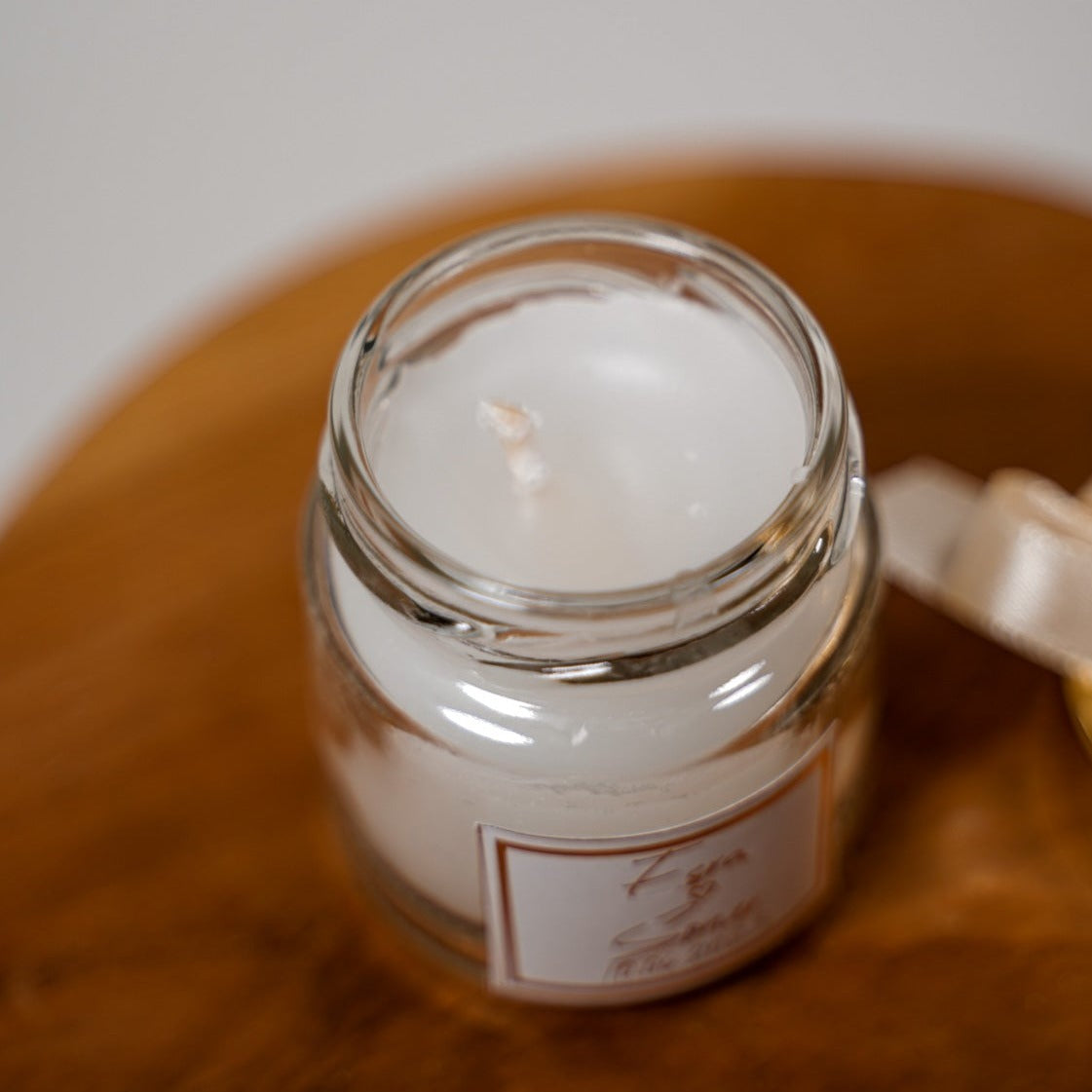 Kerzen Glas als Gastgeschenk