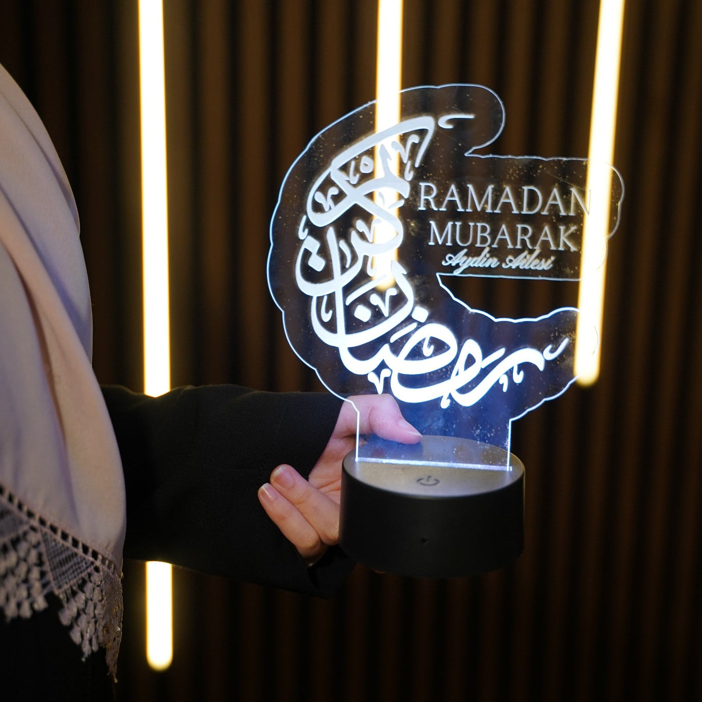 Ramadan Mubarak LED Leuchte