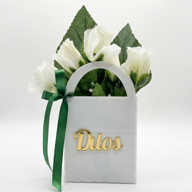 Flower Premium Bag mit Kunstblumen