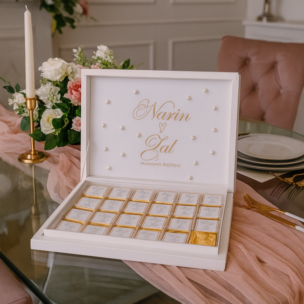 Schokobox Perle für Hochzeiten & Verlobungen