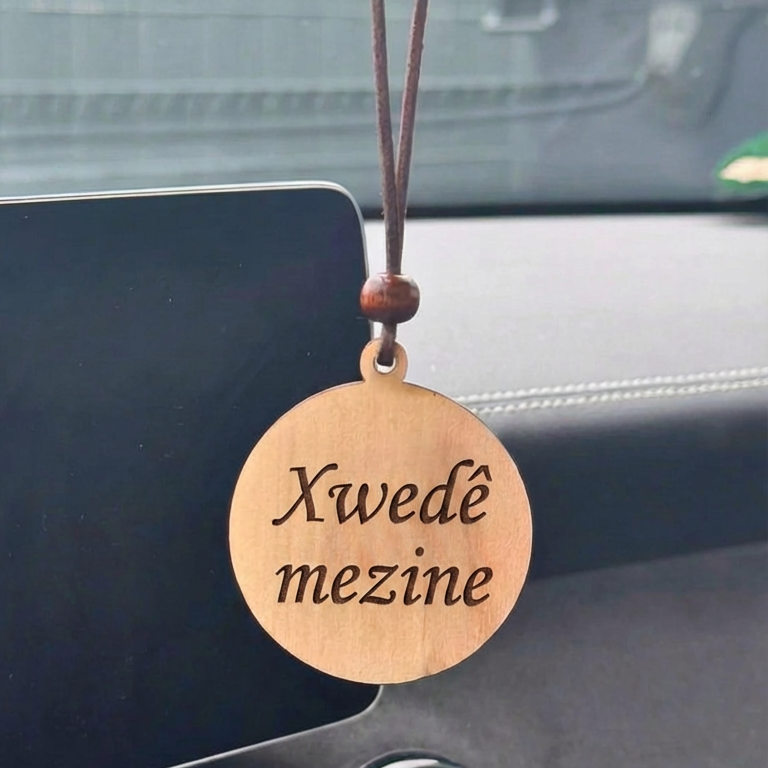 Xwede Mezine - Auto Anhänger Spruch