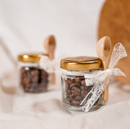 Des grains de café en cadeau